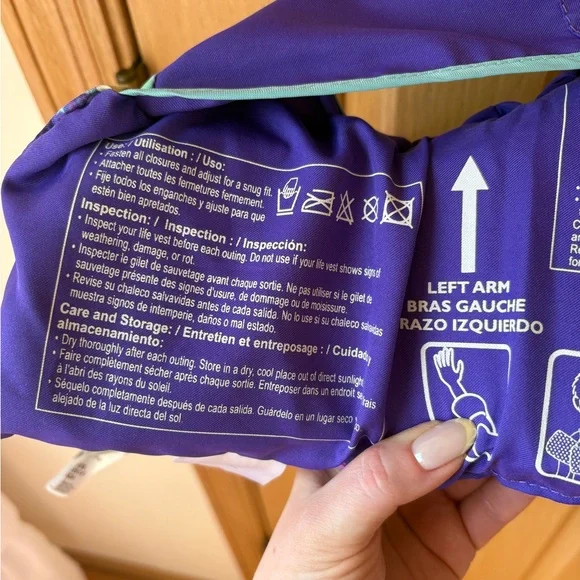 🤍Speedo🤍Children's swim vest , girs size 5-7 age - Picture 9 of 13